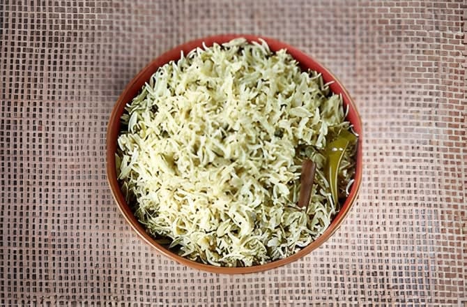 (FMP) Hariyali Egg Pulav.