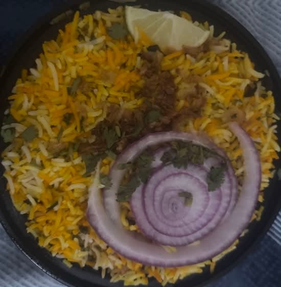 Goat Dum Biryani.