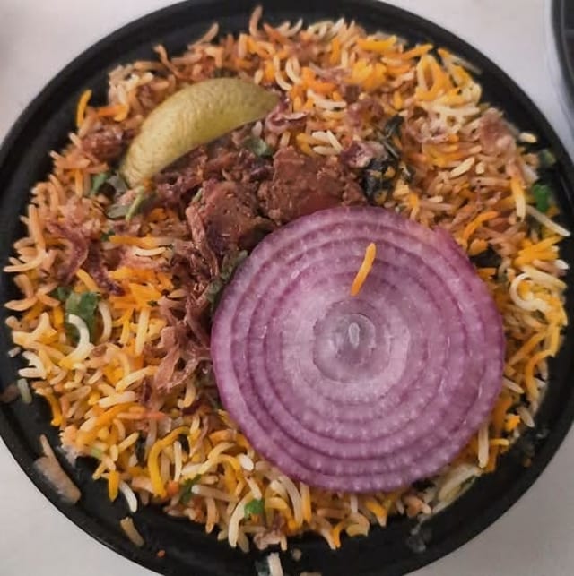 Bawarchi Boneless Chicken Biryani.