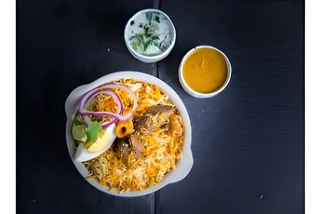 (FMP) Tempered Goat Dum Biryani.