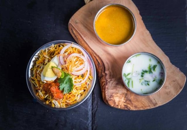 (FMP)Boneles Goat Biryani.