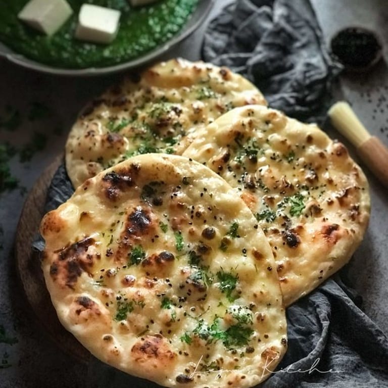 Delicious Garlic Naan and More